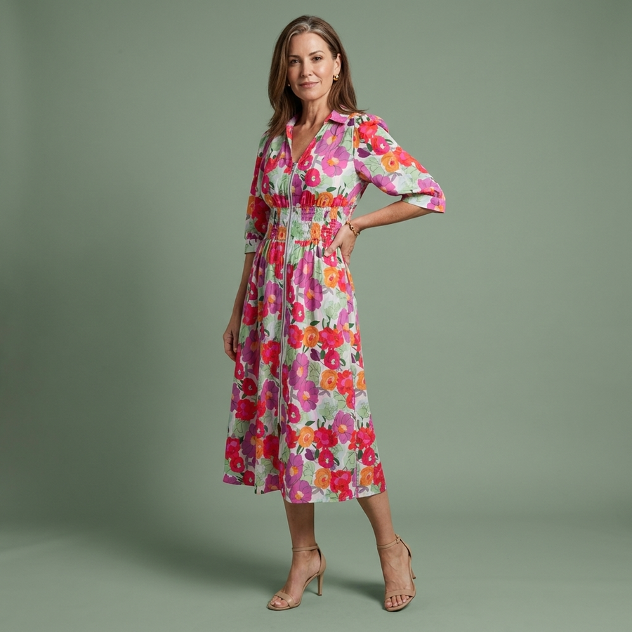 The Margot Rose Floral Dress